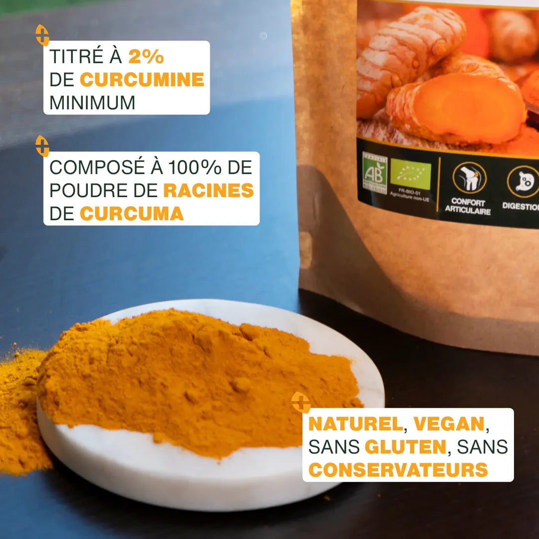 Curcuma en poudre Bio - AMOSEEDS