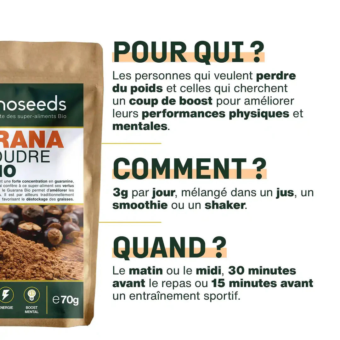 Guarana Bio en poudre - AMOSEEDS