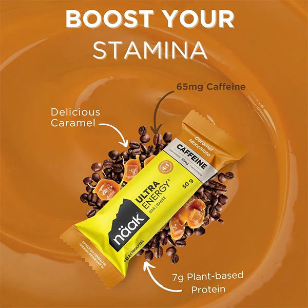 Barre Énergétique Caramel Macchiato Caféinée – Näak Ultra Energy™