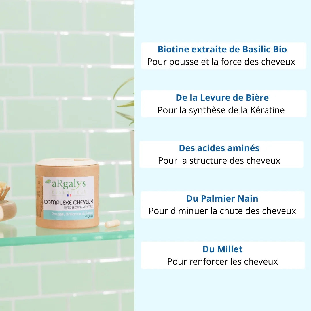 Le complexe cheveux - Argalys