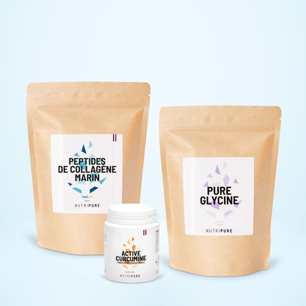 Pack confort des tendons – Collagène, glycine, curcumine