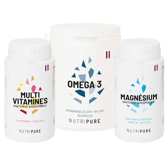 Pack santé – Multivitamines + Oméga 3 + Magnésium
