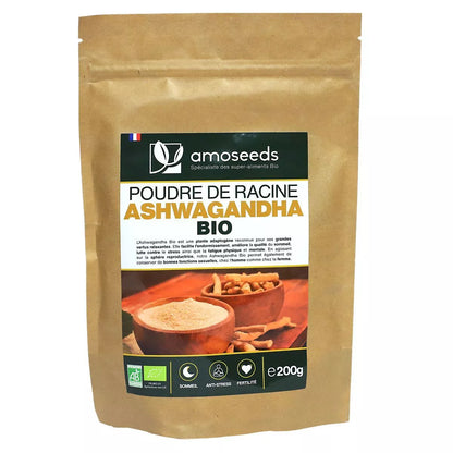Ashwagandha Bio en poudre - AMOSEEDS