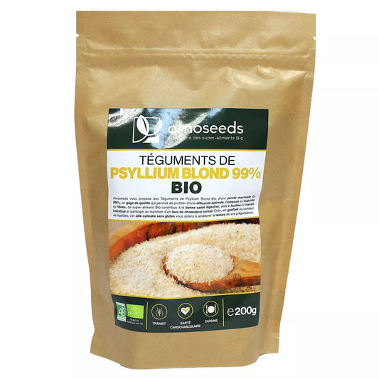 Téguments de Psyllium Blond 99% - AMOSEEDS