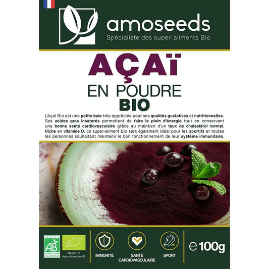 Açaï en poudre Bio - AMOSEEDS