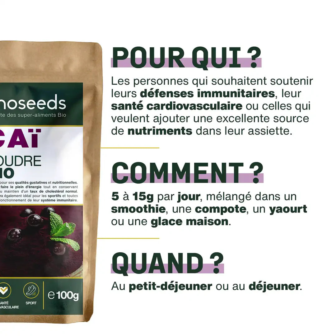 Açaï en poudre Bio - AMOSEEDS