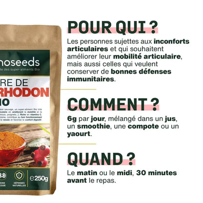 Poudre de cynorrhodon bio - AMOSEEDS