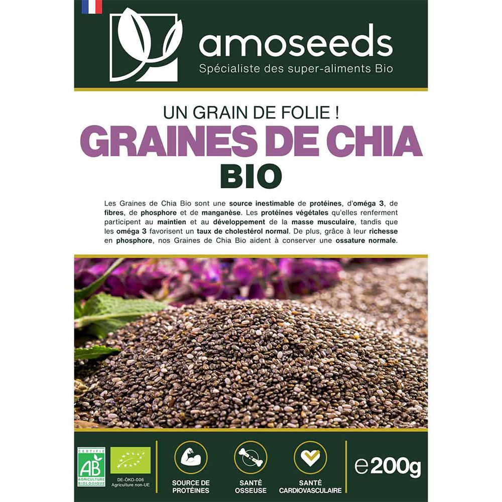 Graines de chia Bio - AMOSEEDS
