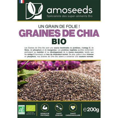 Graines de chia Bio - AMOSEEDS