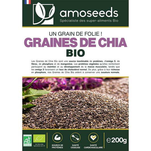 Graines de chia Bio - AMOSEEDS