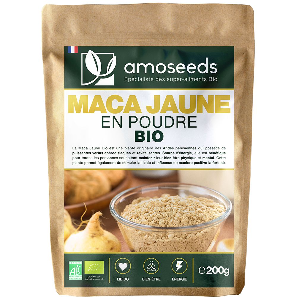 Maca Bio en poudre - AMOSEEDS