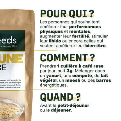 Maca Bio en poudre - AMOSEEDS