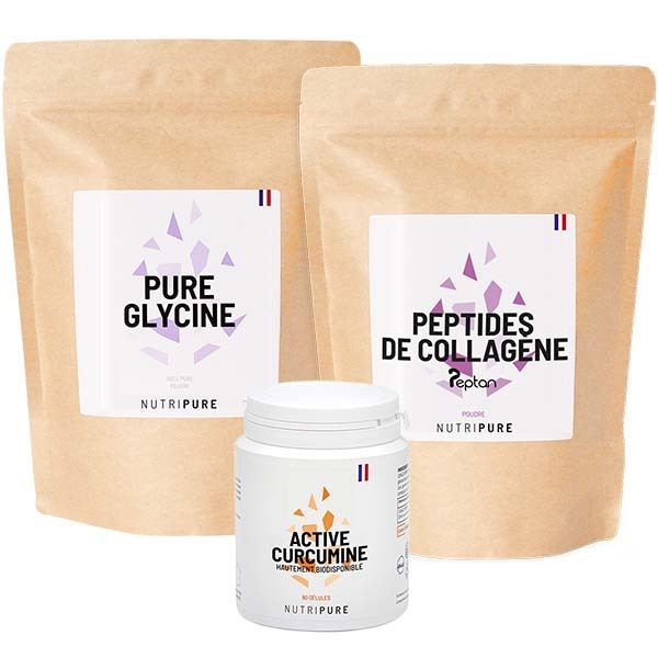 Pack confort des tendons – Collagène, glycine, curcumine